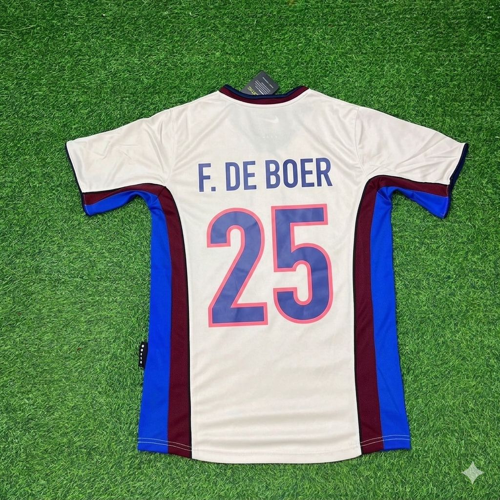 Frank de Boer Barcelona 98/99 Retro Football Jersey