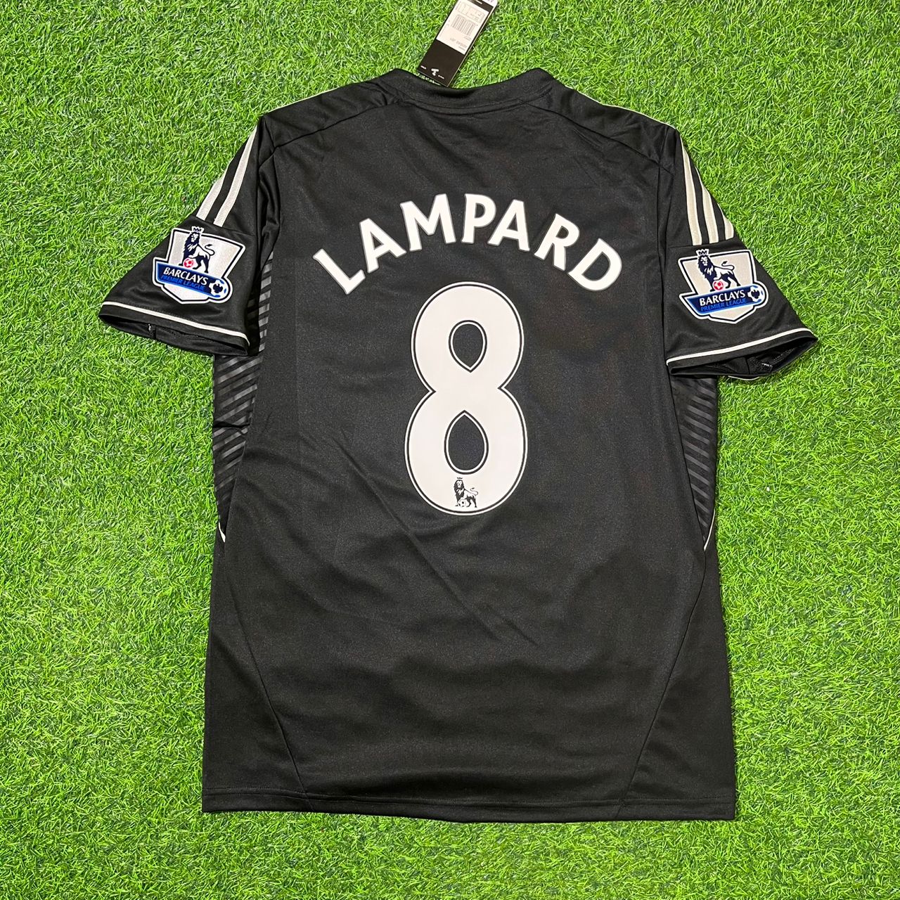 Frank Lampard Chelsea 2013/14 Black Retro Football Jersey Kit