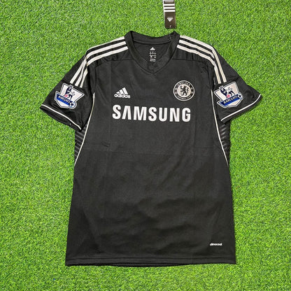 Frank Lampard Chelsea 2013/14 Black Retro Football Jersey Kit