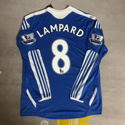 Frank Lampard Chelsea 2011 2012 EPL Retro Long Sleeve Football Jersey Kit