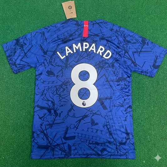 Frank Lampard #8 Chelsea Blue Retro Football Jersey Kit