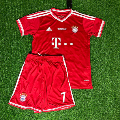 Frank Ribery Bayern Munich 2013 Final Kids Football Jersey Kit