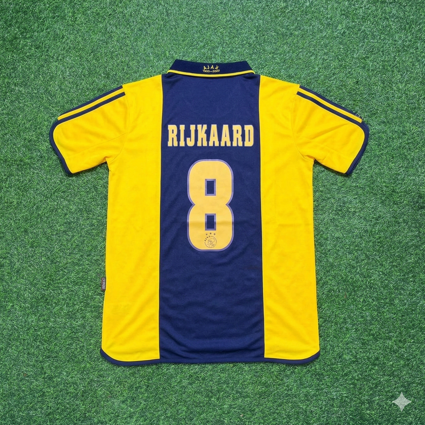 Frank Rijkaard Ajax Retro Yellow Football Jersey Kit