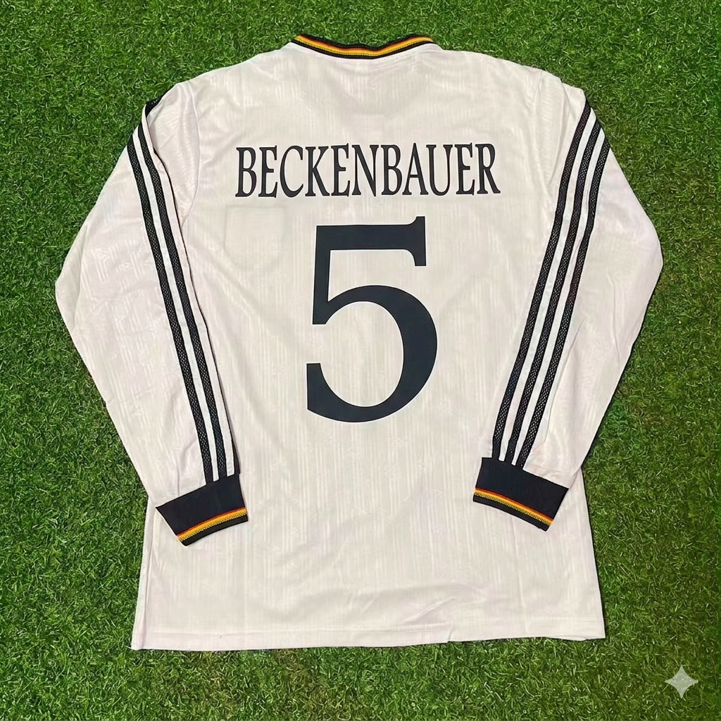 Franz Beckenbauer #5 Germany Long Sleeve Retro Football Jersey Collection