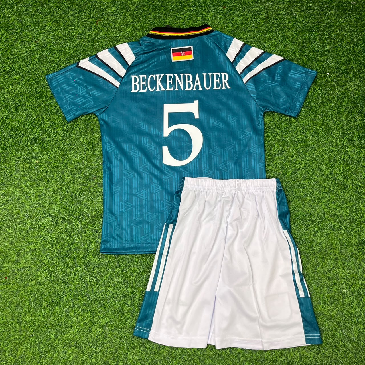 Franz Beckenbauer #5 Deutschland Retro Heim Kinder Fußballtrikot Jersey