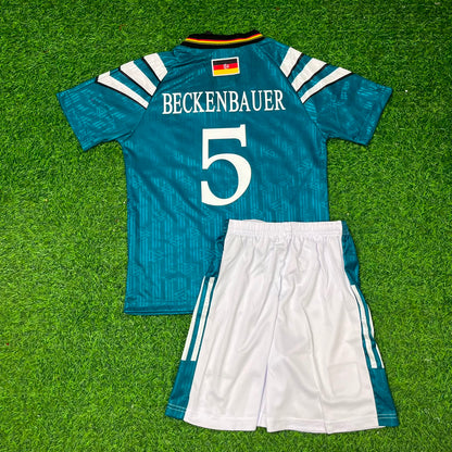 Franz Beckenbauer #5 Deutschland Retro Heim Kinder Fußballtrikot Jersey