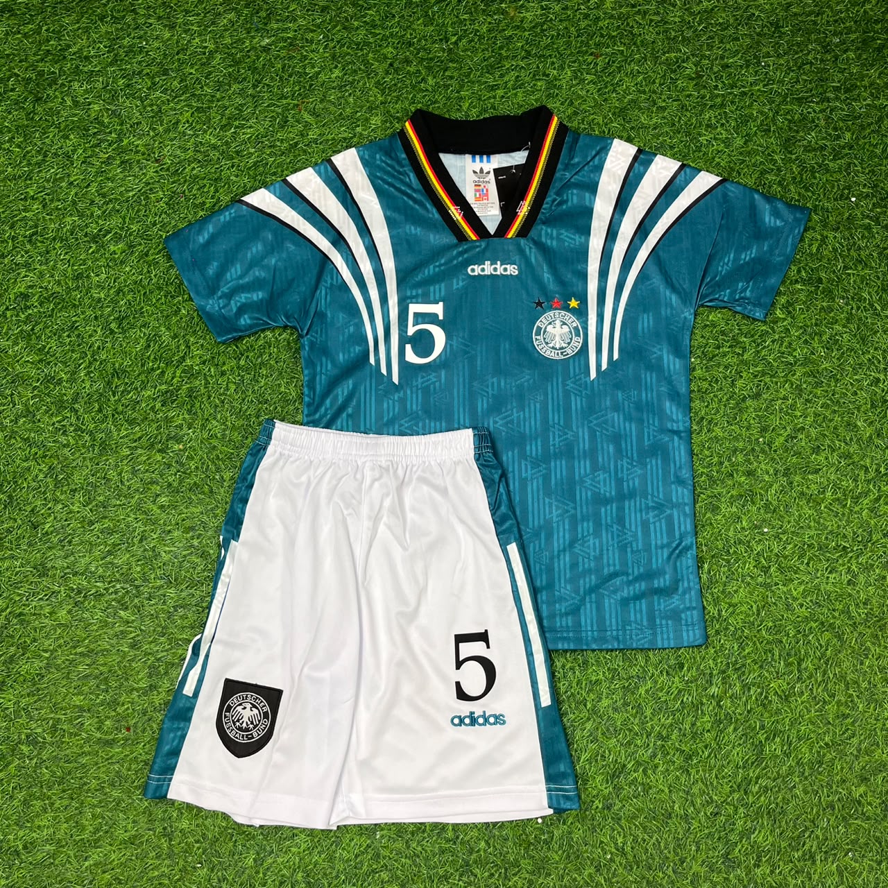 Franz Beckenbauer #5 Deutschland Retro Heim Kinder Fußballtrikot Jersey