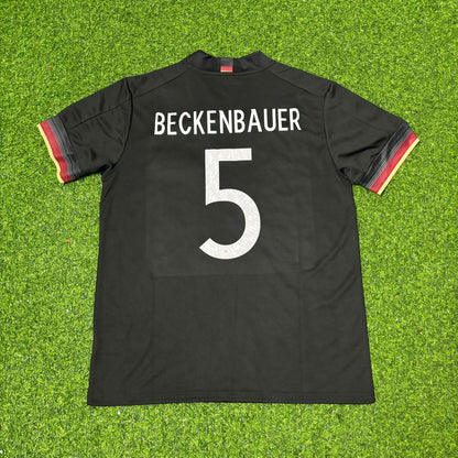 Franz Beckenbauer Germany Black Retro Football Jersey Kit