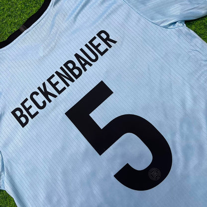 Franz Beckenbauer Germany 125th Year Special Clear Blue Retro Football Jersey Kit