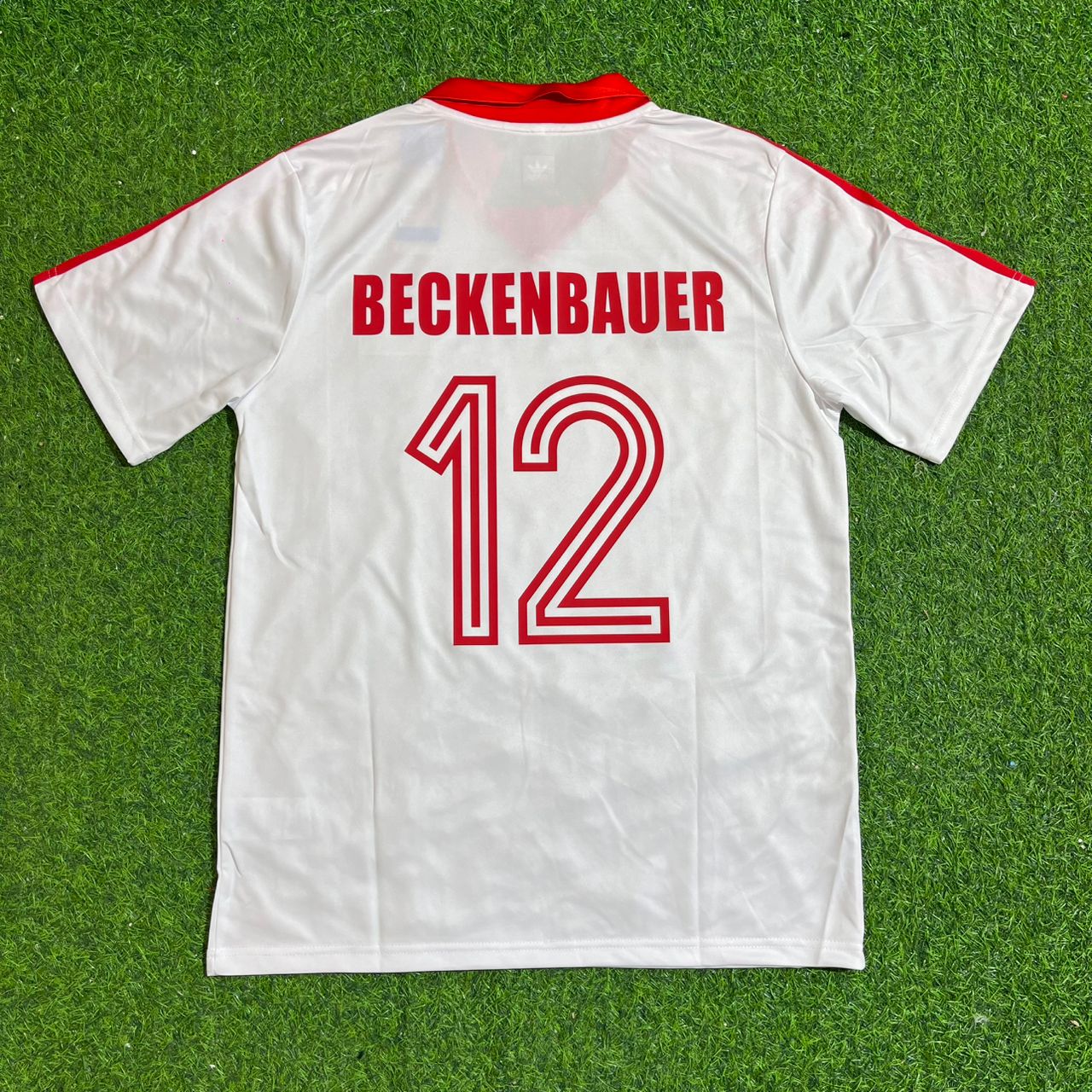 Franz Beckenbauer Hamburger SV Retro Heimtrikot 80-81 Rot Fußball Football Jersey