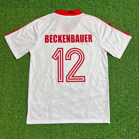 Franz Beckenbauer Hamburger SV Retro Heimtrikot 80-81 Rot Fußball Football Jersey