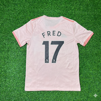 Fred Manchester United 2018/19 Pink Retro Football Jersey Collection