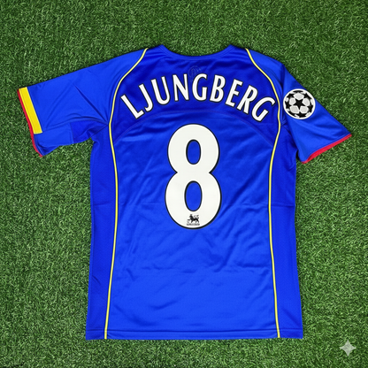 Freddie Ljungberg Arsenal 2004/05 Blue Retro Football Jersey