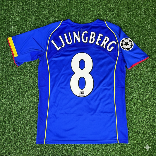 Freddie Ljungberg Arsenal 2004/05 Blue Retro Football Jersey
