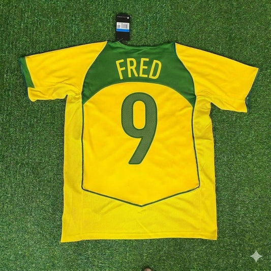 Frederico Chaves Guedes 9 Brazil Retro Football Jersey Kit
