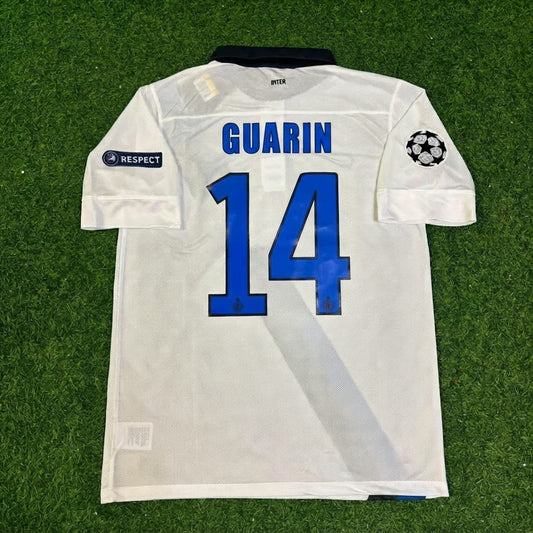 Fredy Guarín #14 Inter 2011-2012 White Away Football Jersey