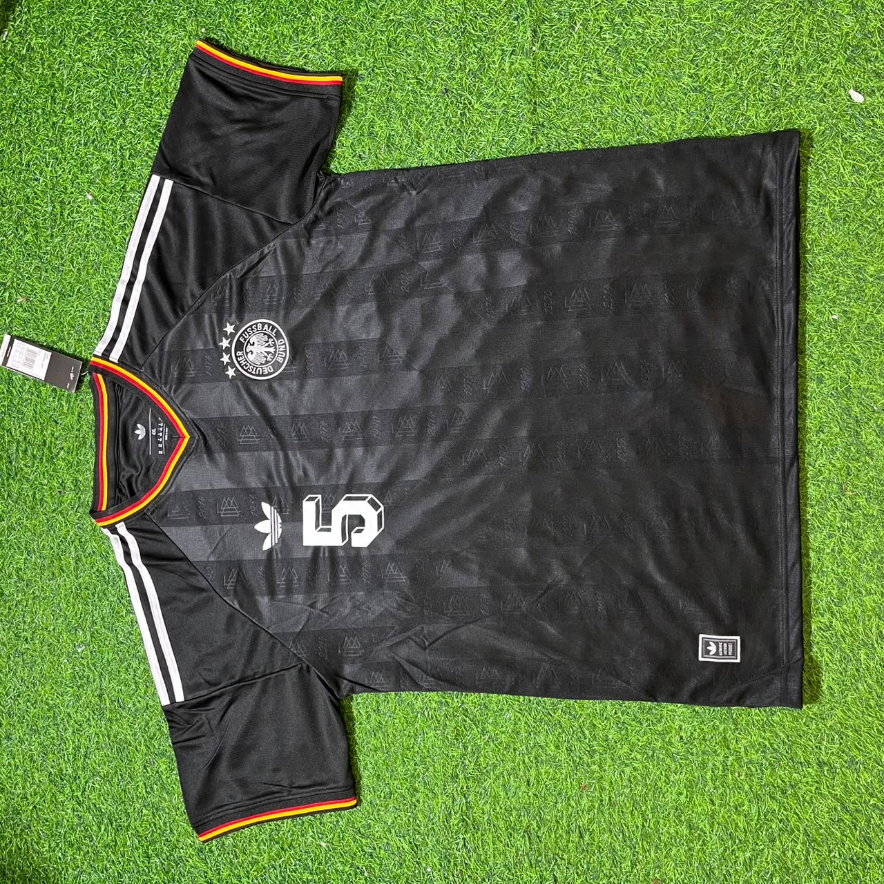 Franz Beckenbauer 5# Germany Black Retro Vintage Football Jersey Kit