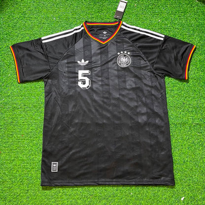 Franz Beckenbauer 5# Germany Black Retro Vintage Football Jersey Kit