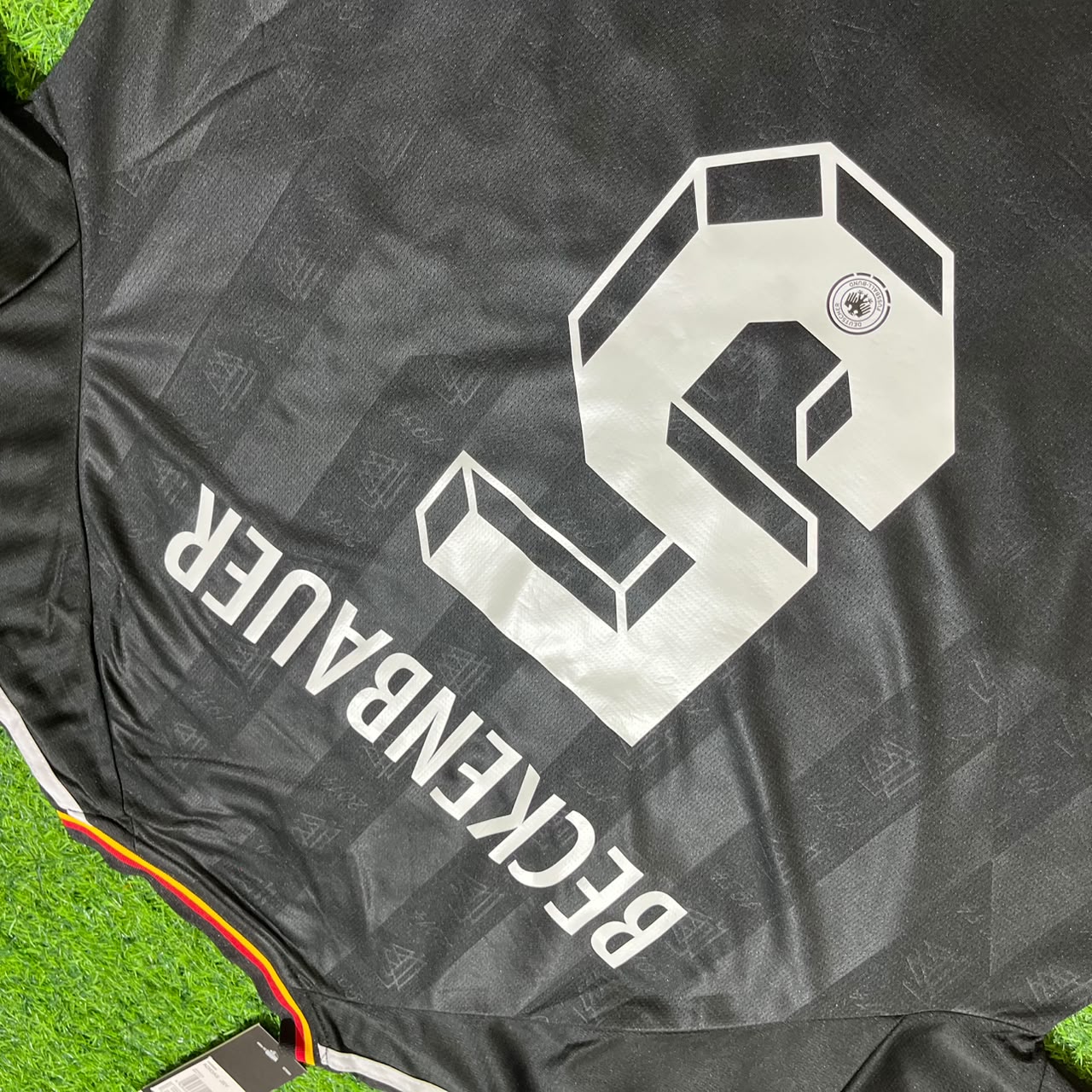 Franz Beckenbauer 5# Germany Black Retro Vintage Football Jersey Kit