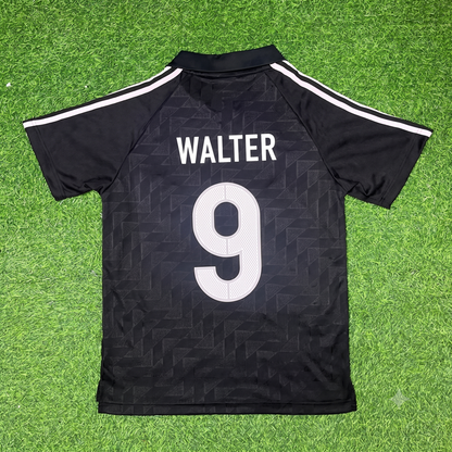 Fritz Walter Deutschland 1990 WM Schwarzes Retro Fußballtrikot Jersey