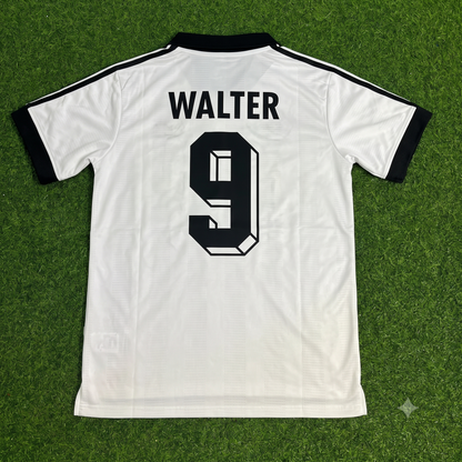 Fritz Walter Deutschland 1992 Retro Polo Fußballtrikot Jersey