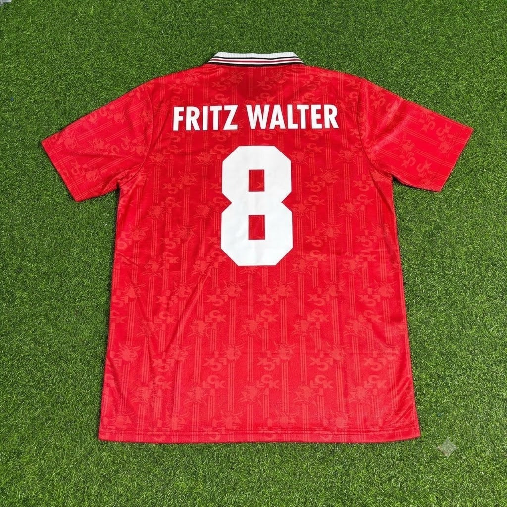 Fritz Walter FC Kaiserslautern Commemorative Retro Fußballtrikot Jersey