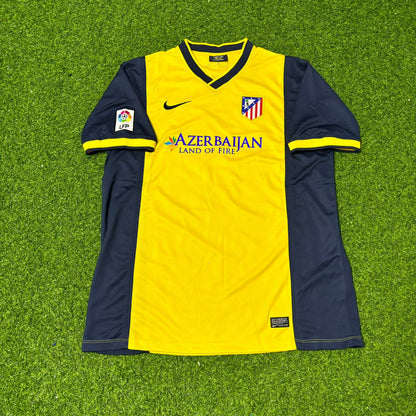 Gabi #14 Atlético Madrid 2013-2014 Away Yellow Football Jersey Kit