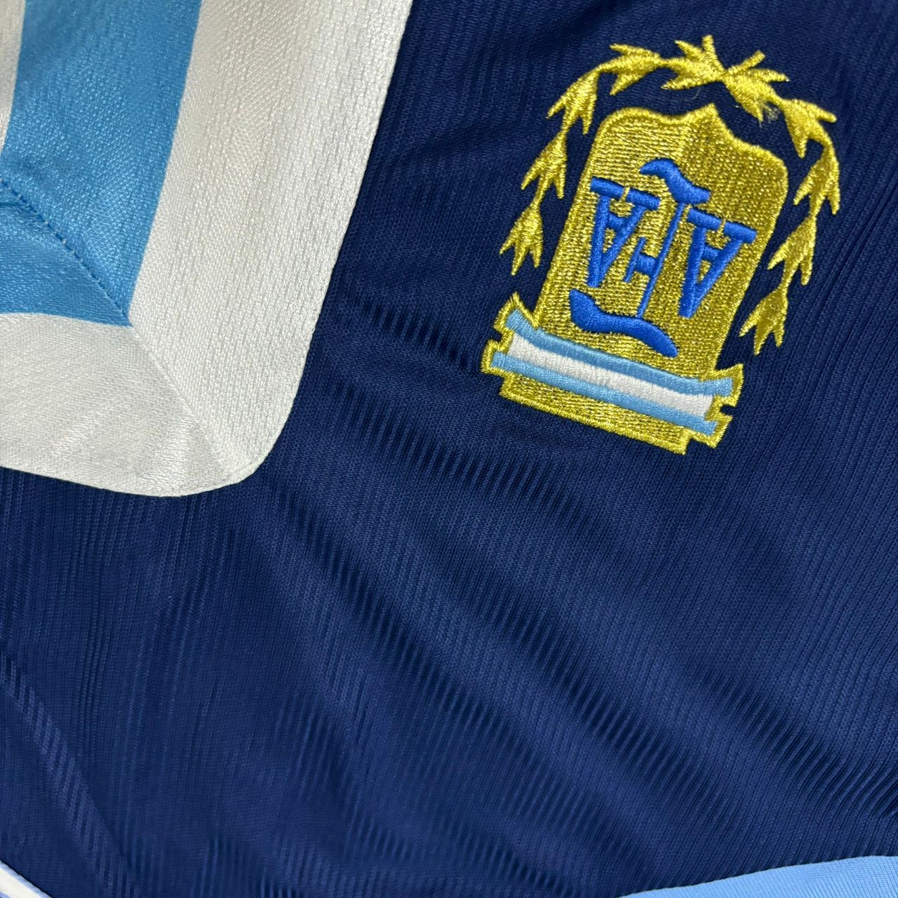 Argentina World Cup 1998 Gabriel Batistuta Blue Retro Football Jersey
