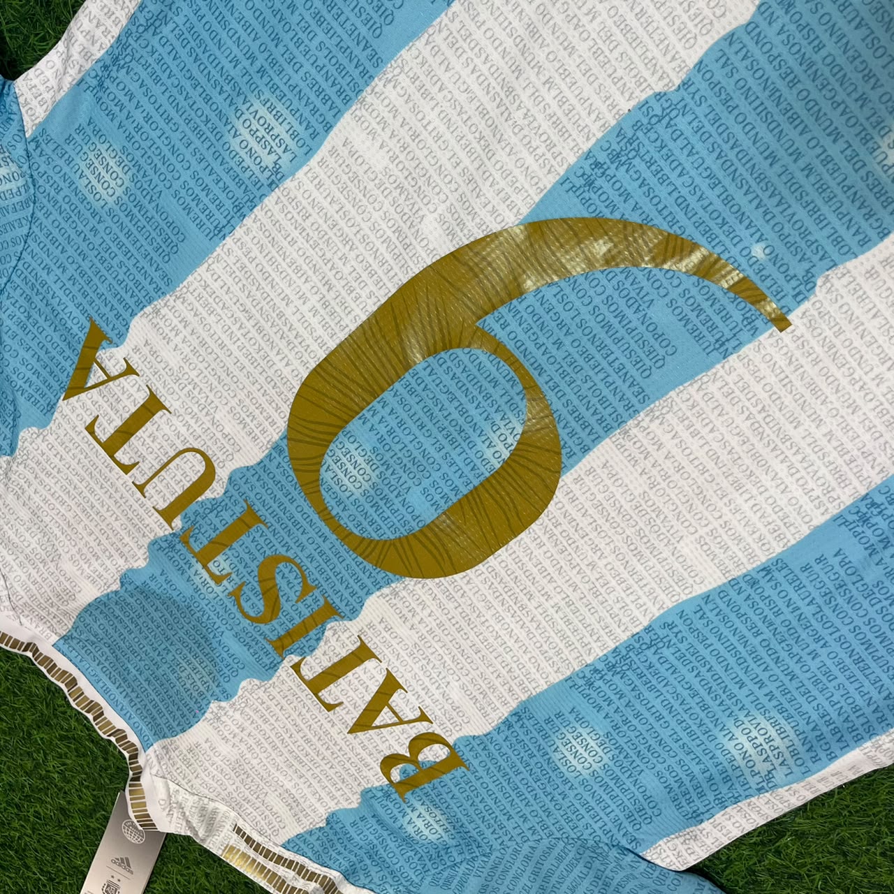 Gabriel Batistuta Argentina Commerative Anniversary Football Jersey