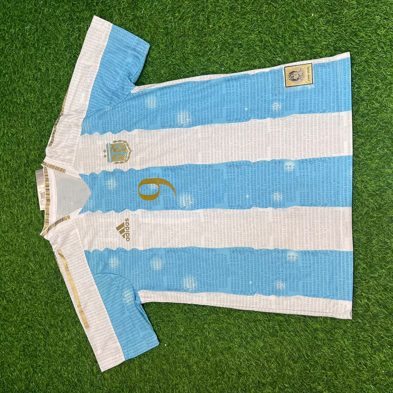 Gabriel Batistuta Argentina Commerative Anniversary Football Jersey