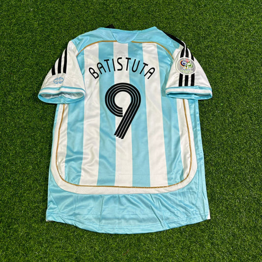 Gabriel Batistuta Argentina Retro Football Jersey