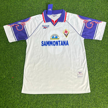 Adrian Mutu Fiorentina Retro White Football Jersey Kit