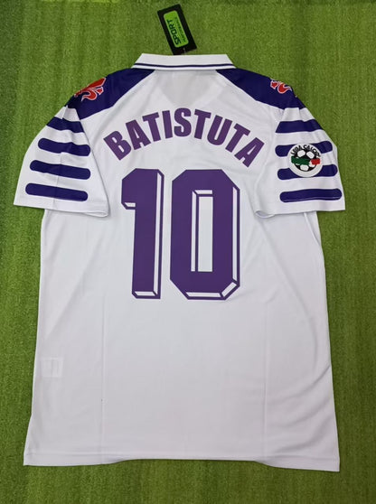 Gabriel Batistuta Fiorentina 1998/1999 Retro Football Jersey