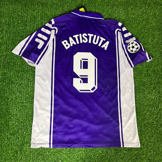 Gabriel Batistuta - Fiorentina 1999/2000 Retro Football Jersey Kit