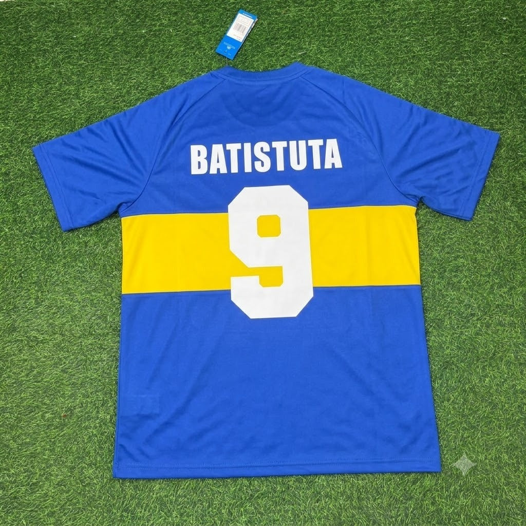 Gabriel Batistuta Boca Juniors Retro Football Commemorative Football Jersey
