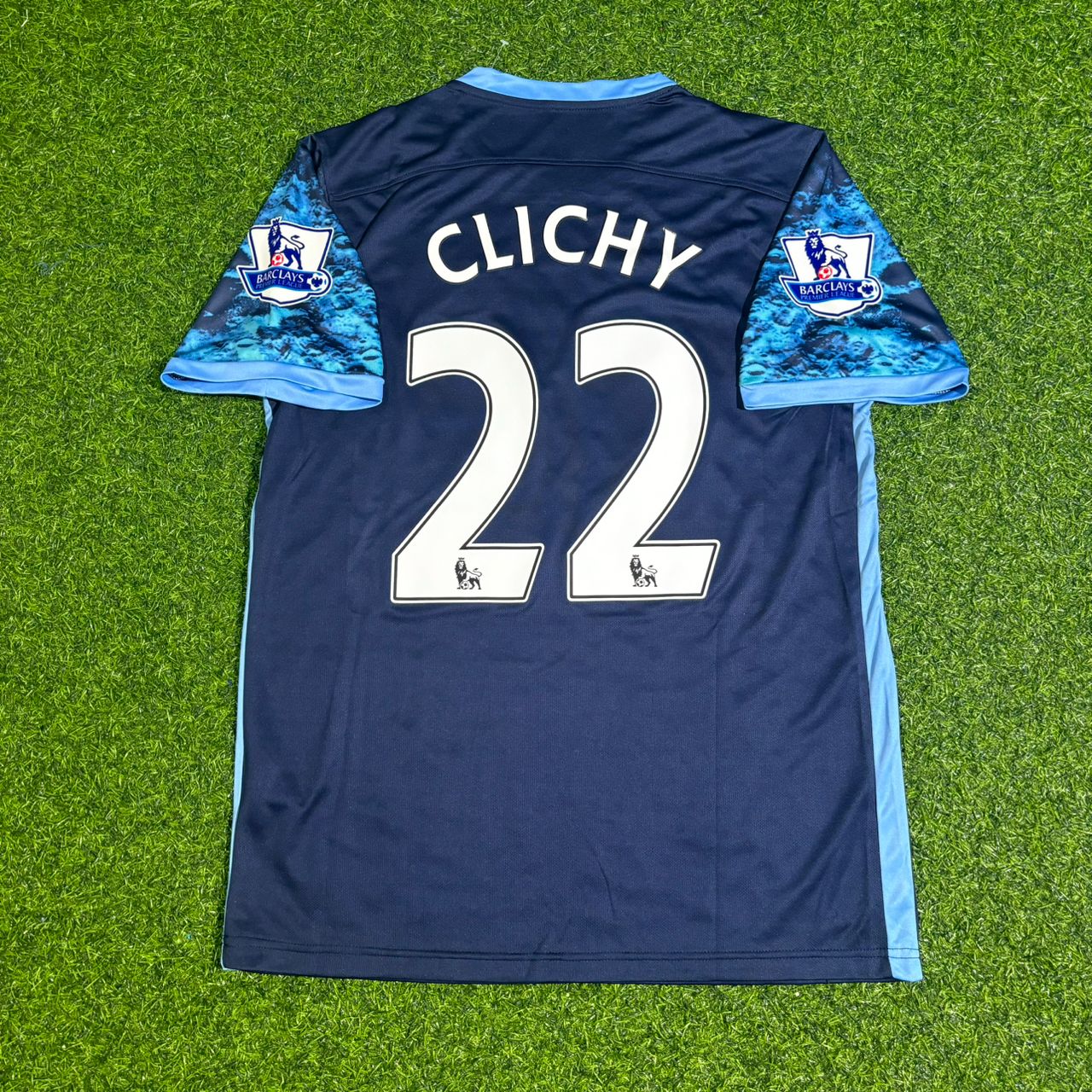 Gaël Clichy Manchester City 2016-2017 Retro Football Jersey Kit