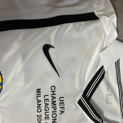 Gaizka Mendieta Valencia 2001 Milano Champions Final Retro Football Jersey Kit