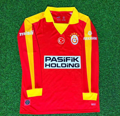 Galatasaray Legendary Retro Vintage Long Sleeve Football Jersey Kit