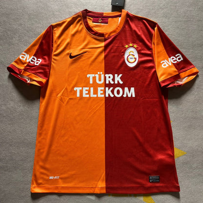 Didier Drogba #12 Galatasaray Retro 2012-2013 Sezonu Formasi Home Football Jersey