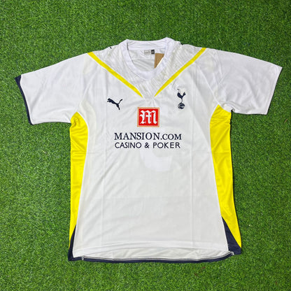 Gareth Bale Tottenham 2009 2010 White Retro Football Jersey Kit