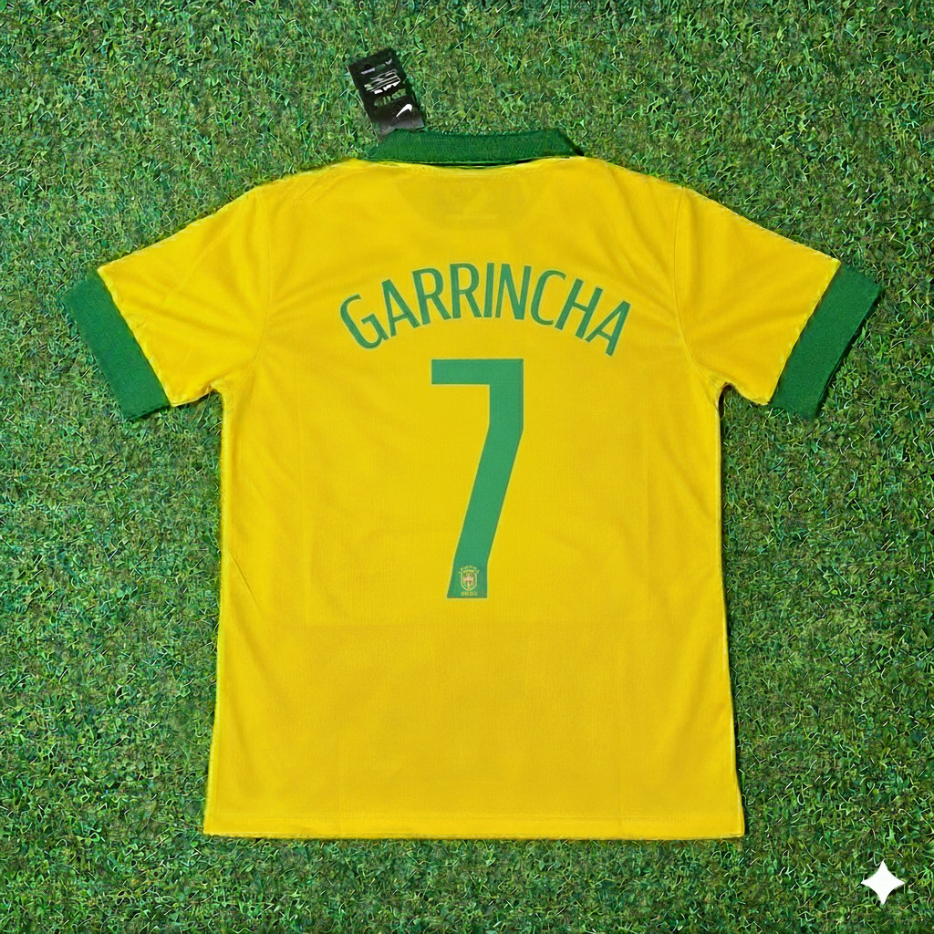Garrincha Brazil Retro Football Jersey Collection
