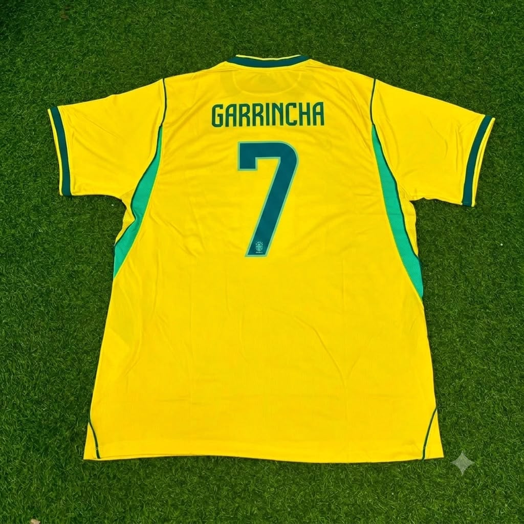 Garrincha Brazil Commemorative Special Retro Football Jersey
