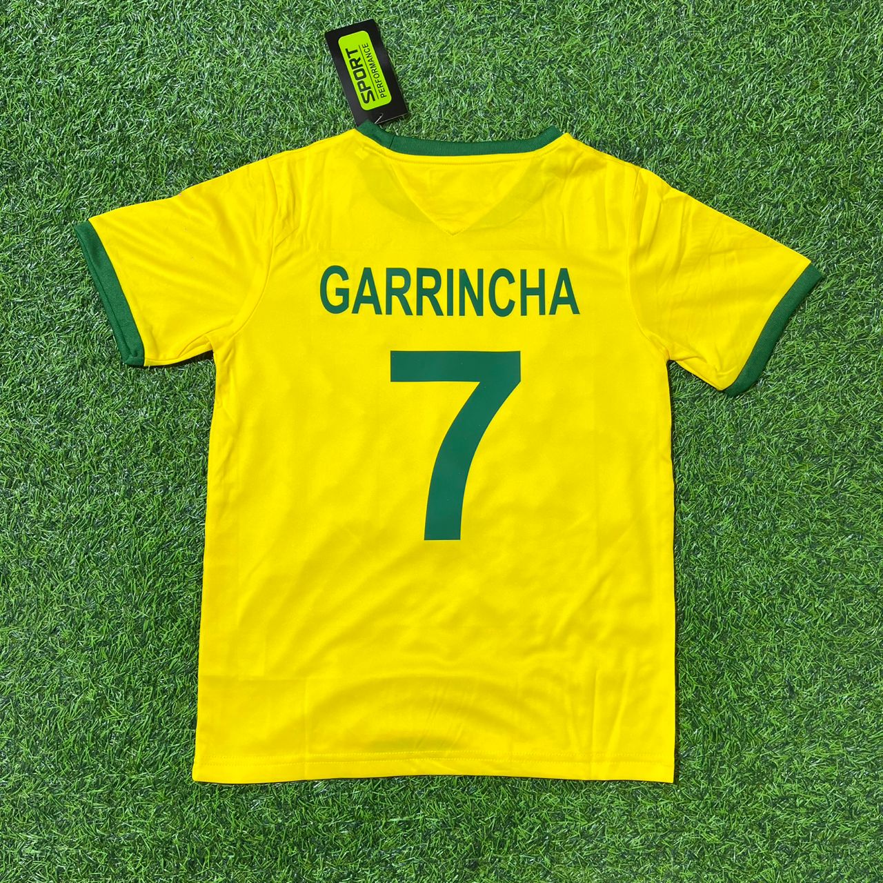 Garrincha Brazil World Cup Football Jersey Kit