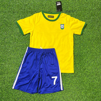 Garrincha Brazil World Cup Football Jersey Kit