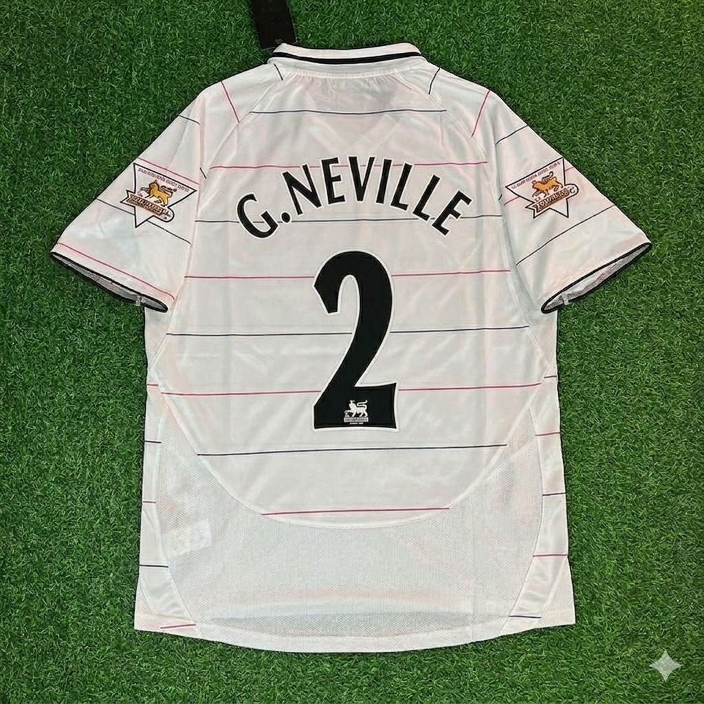 Gary Neville #2 Manchester United 2003/2005 Retro Football Jersey