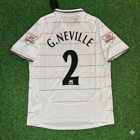 Gary Neville #2 Manchester United 2003/2005 Retro Football Jersey