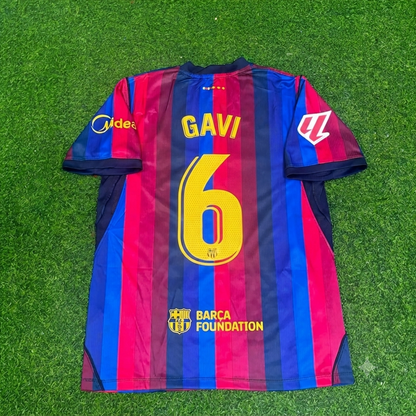 Gavi #6 Barcelona 2027 Home Football Jersey