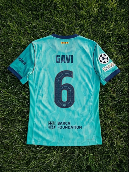Gavi #6 Barcelona 2026-2027 Third Champions League Patch Football Jersey