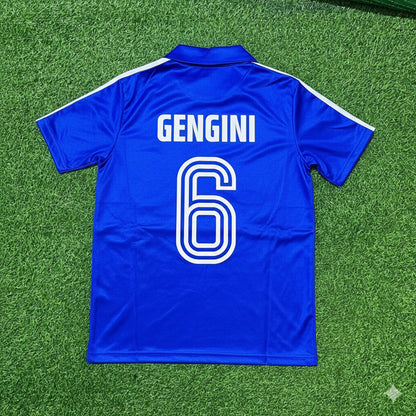 France World Cup 1982 Bernard Genghini Retro Football Jersey Retro