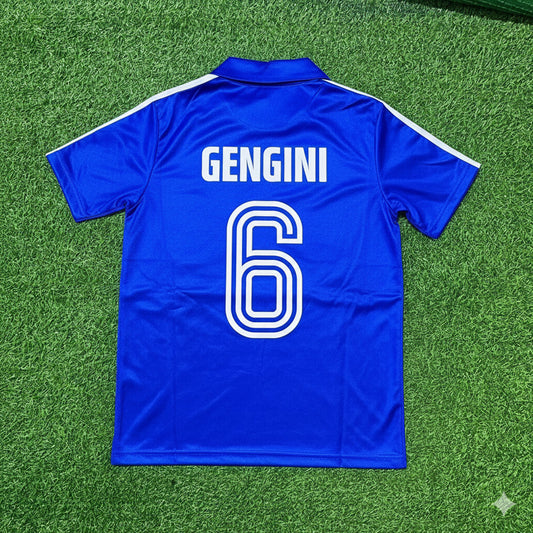 France World Cup 1982 Bernard Genghini Retro Football Jersey Retro